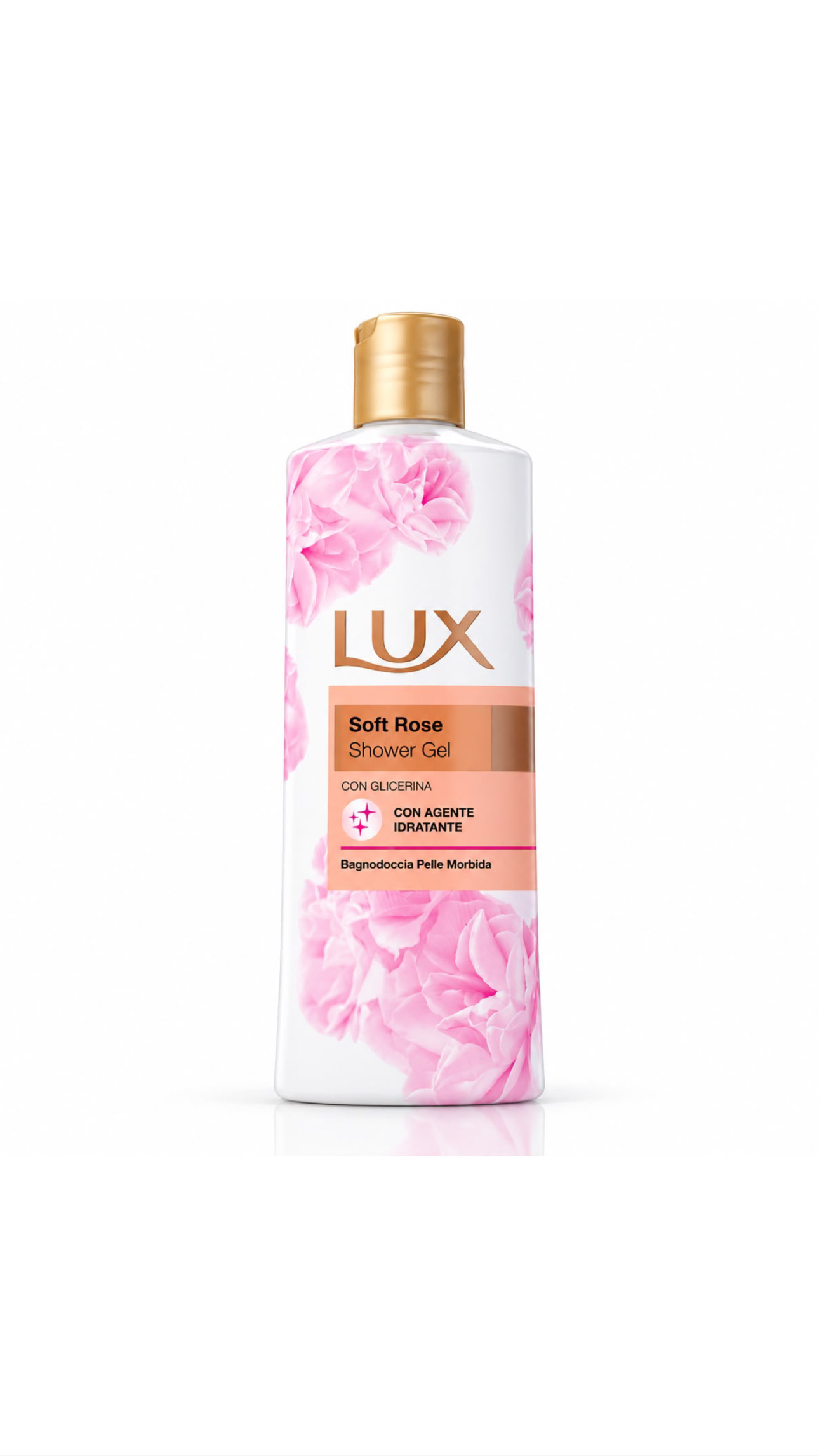 LUX SOFT ROSE SHOWER GEL لوكاس غسول منظف للجسم بخلاصة الورد الناعم