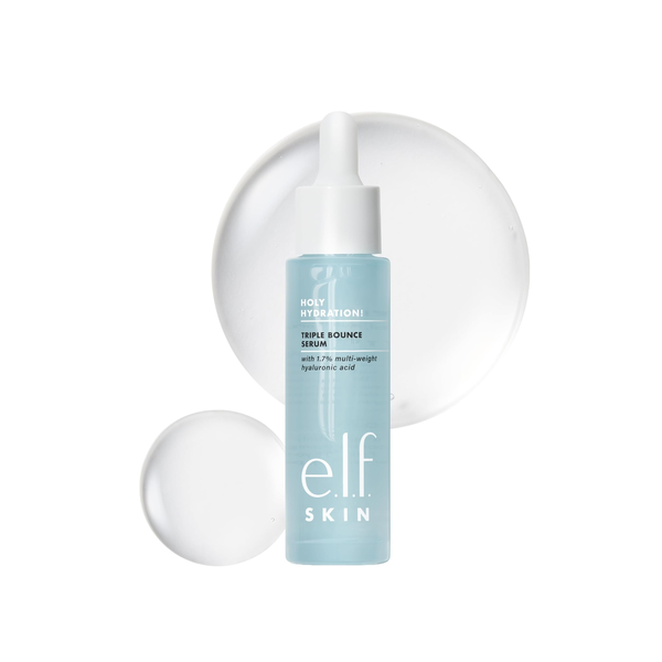 E.L.F Holy Hydration! Triple Bounce Serum 30ml  ايلف سيروم يعزز ترطيب البشرة ويمنحها مظهراً أكثر امتلاءً ونعومة ونضارة
