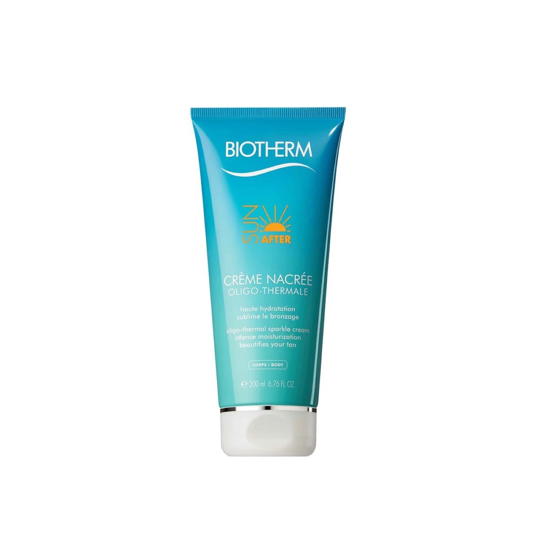 BIOTHERMA Creme Nacree Oligo-Thermale 200ml بايوثيرما كريم مرطب يعزز سمرة الجسم بعد التعرض للشمس