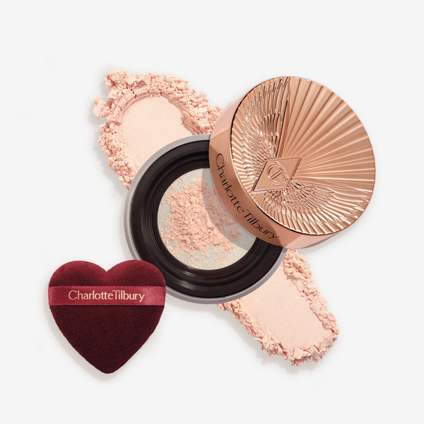 CHARLOTTE'S TILLBURY AIRBRUSH FLAWLESS BLUR LOOSE POWDER 10g - BRIGHTENING PEACH  تشارلوت بودرة سائبة لتثبيت المكياج