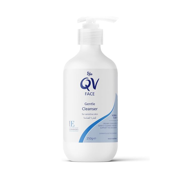 QV Ego Face Gentle Cleanser For Sensitive Skin 250g كيوفي غسول للبشرة الحساسة 