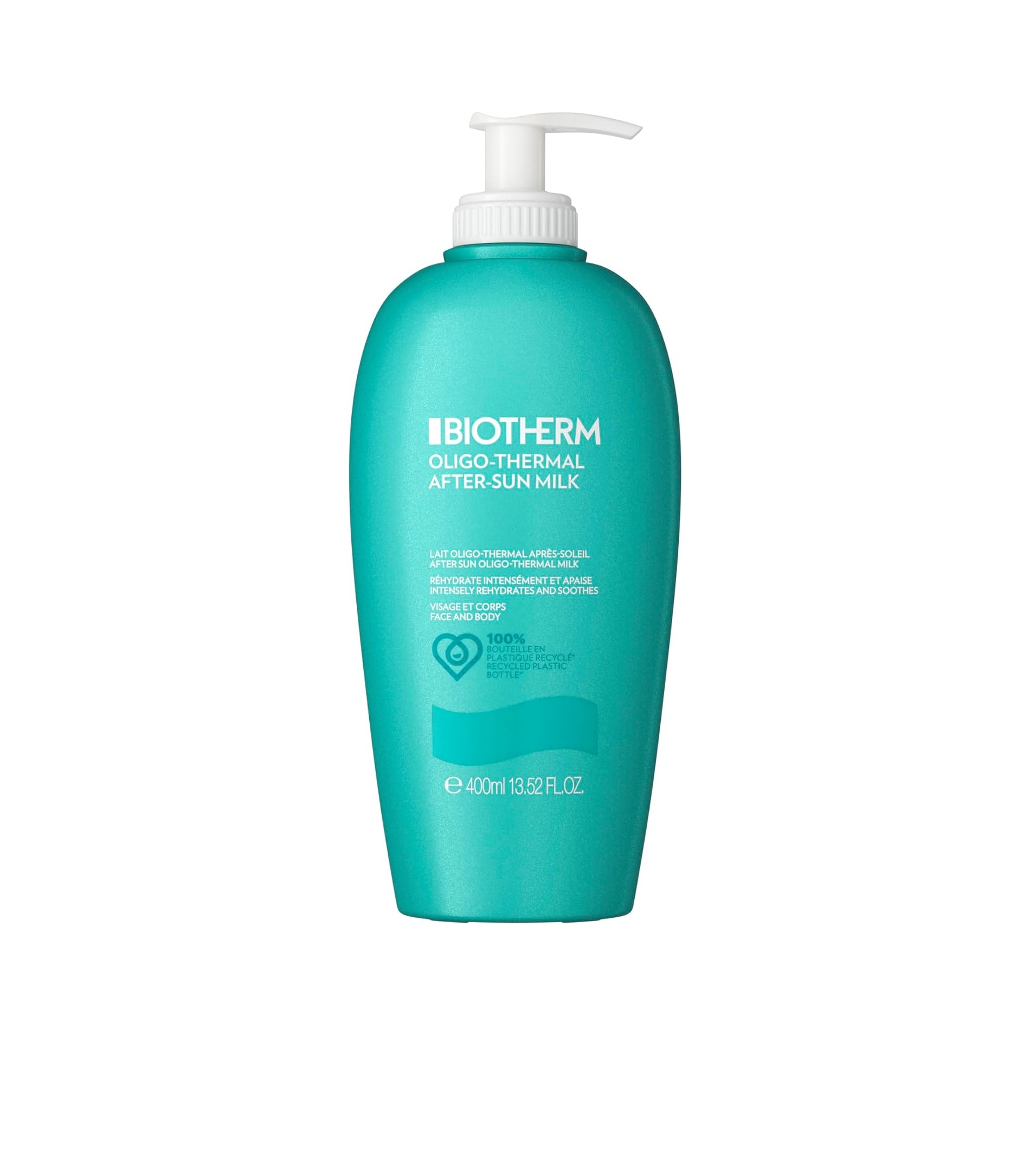 BIOTHERM Oligo-Thermal After Sun Milk 400ml بايو ثيرم مرطب للبشرة يوفر ترطيباً فعالاً وخصائص مهدئة لجميع أنواع البشرة