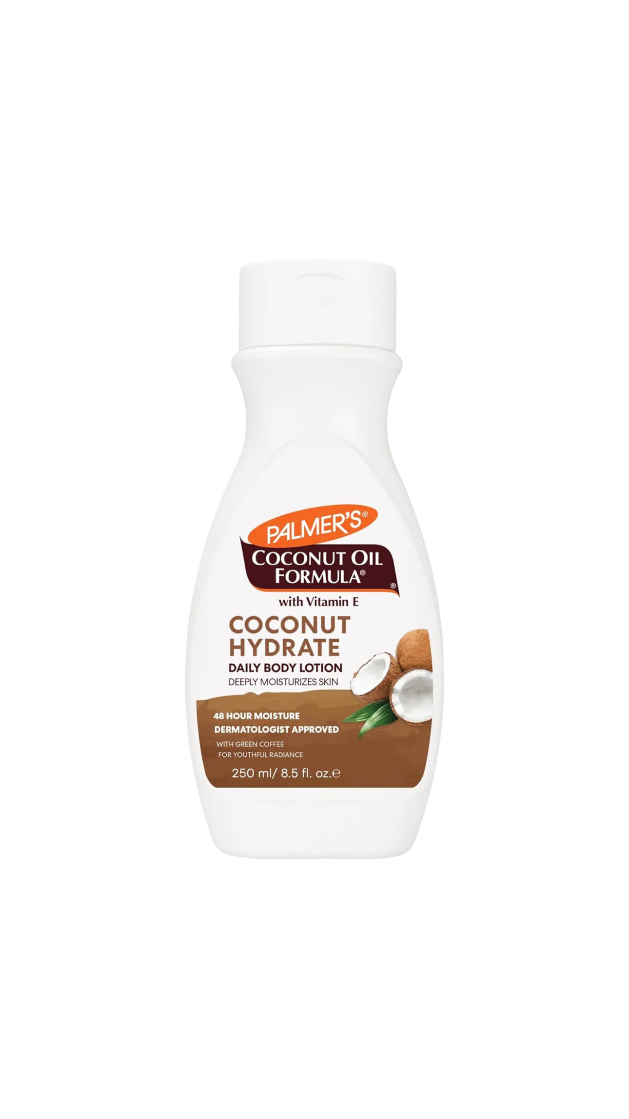 PALMER'S COCONUT OIL FORMULA WITH VITAMIN E COCONUT HYDRATE DAILY BODY LOTION 250ml پالمرز لوشن يومي مرطب للجسم بخلاصة زيت جوز الهند