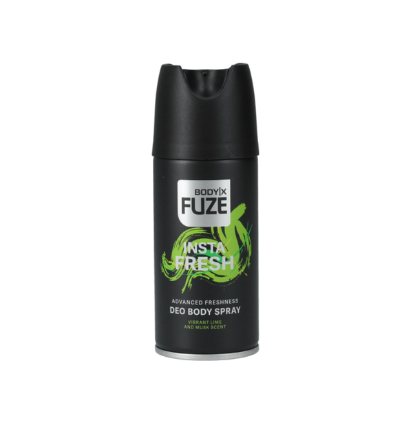 BODY|X Fuze Insta Fresh Advanced Freshness Deo Body Spray 150ml  بودي اكس مزيل تعرق منعش 