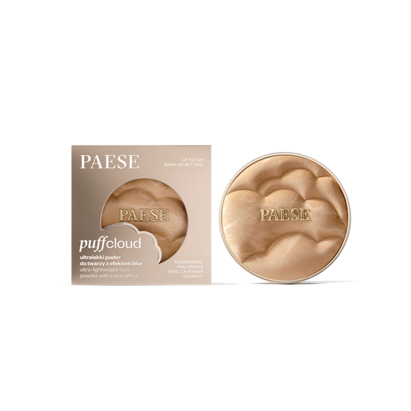 PAESE PUFF CLOUD Ultra-lightweight pressed powder with a blur effect 4.2g  بيز بودرة مضغوطة للبشرة