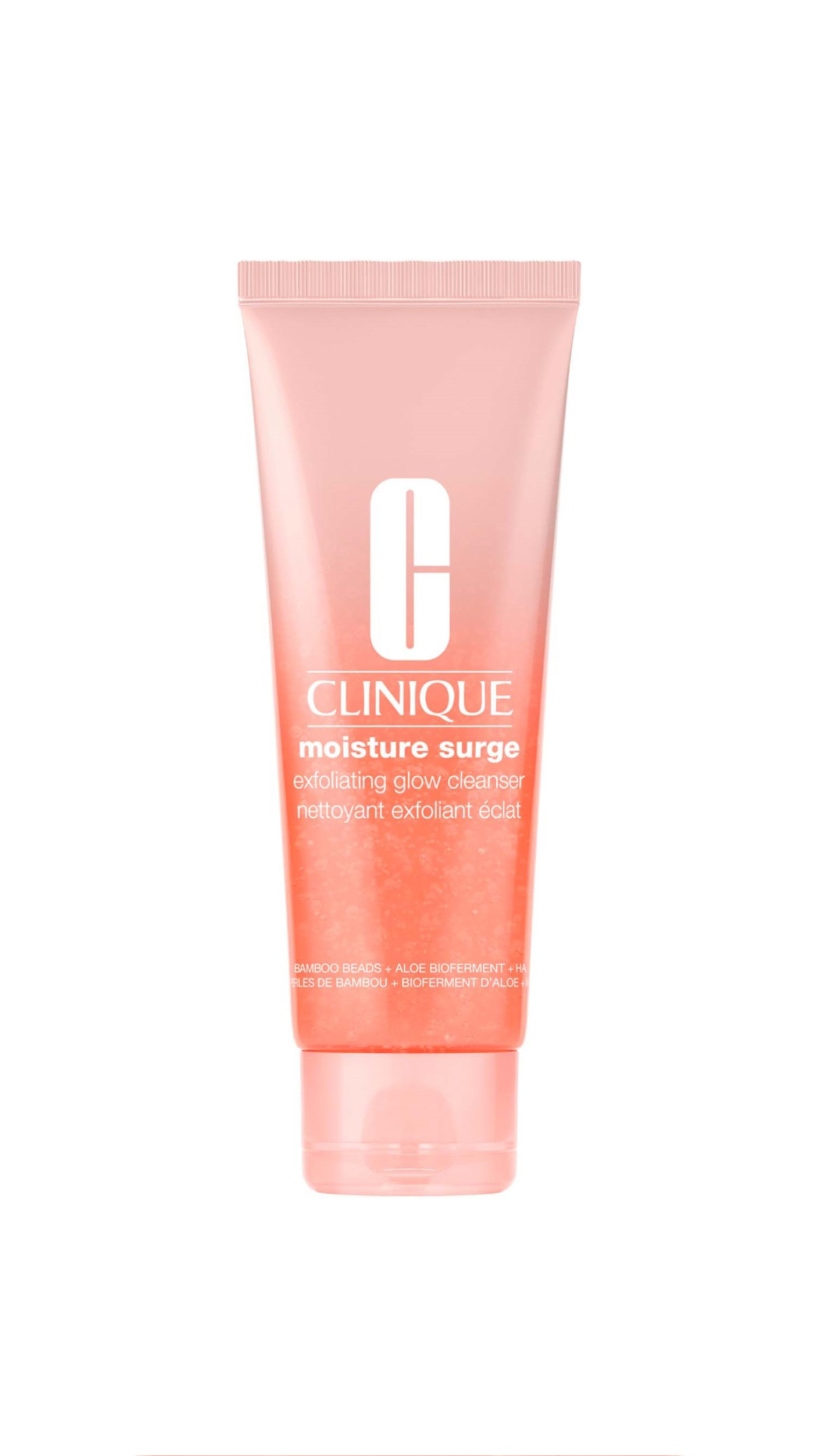 CLINIQUE MOISTURE SURGE EXFOLIATING GLOW CLEANSER 125ml كلينيك غسول منظف ومقشر للبشرة