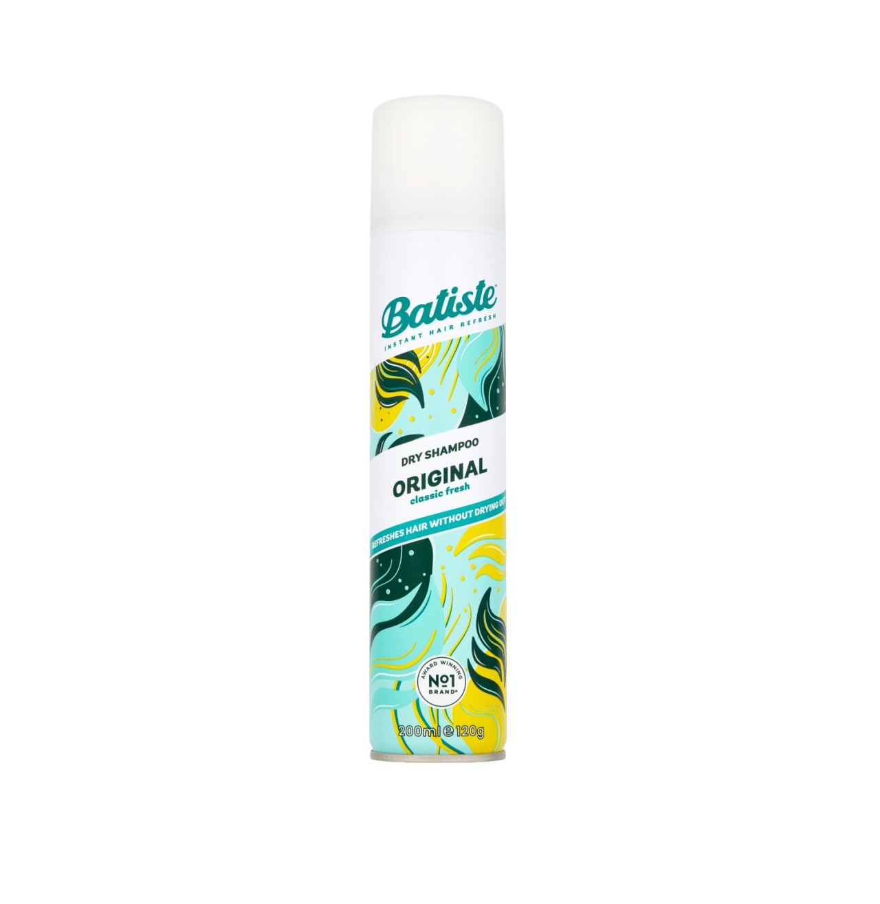 BATISTE Dry Shampoo - Original Classic Fresh 200ml باتست شامبو جاف يزيل الزيوت وينعش الشعر، ويمنحه كثافة وحيوية
