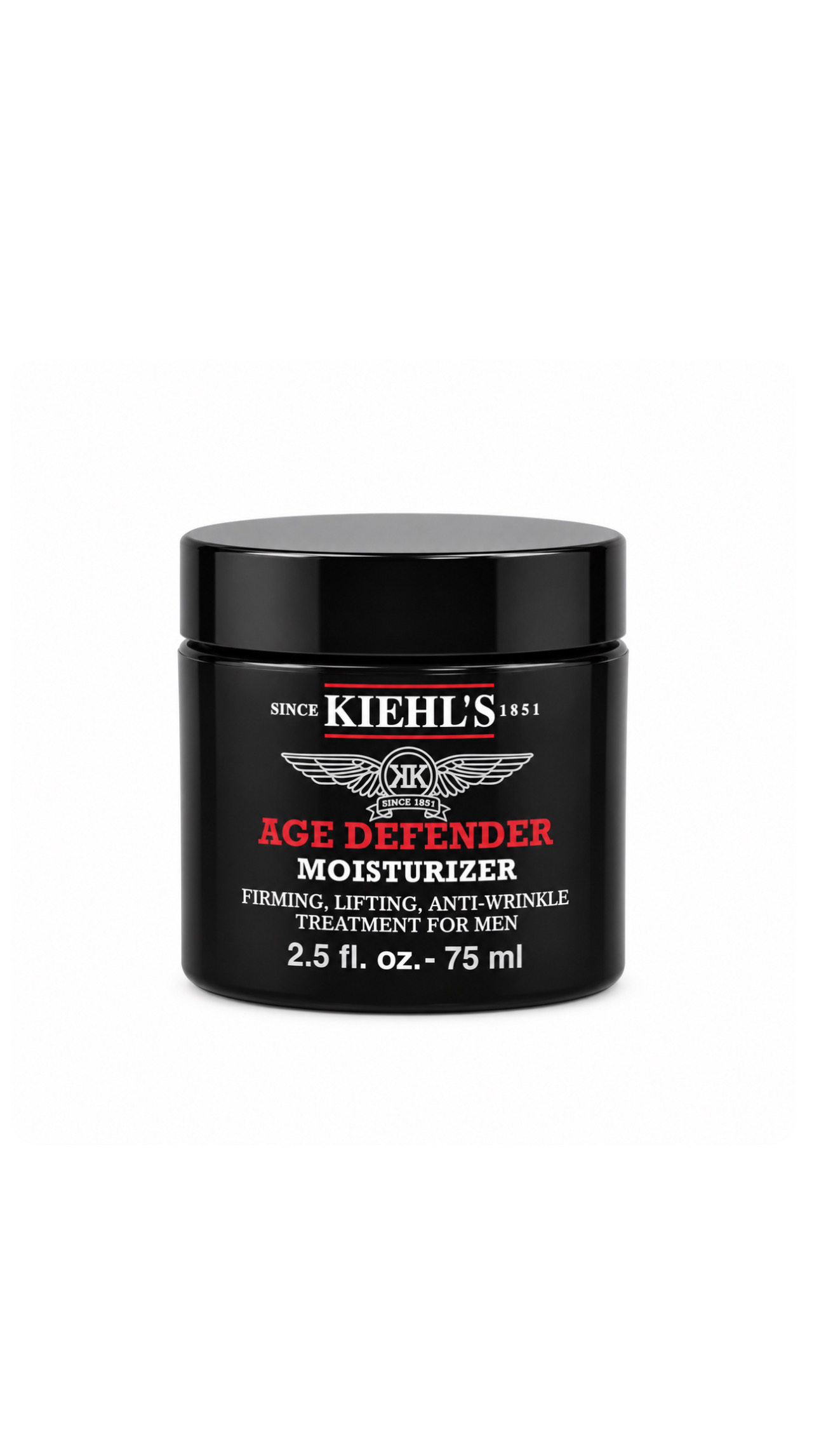 KIEHL'S AGE DEFENDER MOISTURIZER FIRMING, LIFTING, ANTI-WRINKLE TREATMENT FOR MEN 75ml كيلز كريم مرطب ومعالج لبشرة الرجال