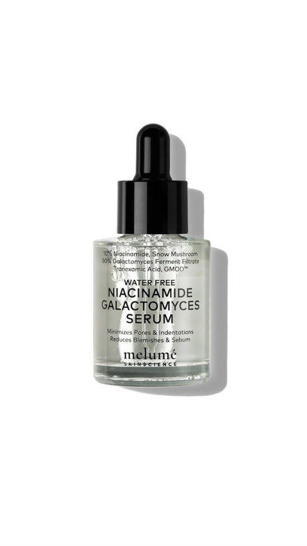 MELUMÉ SKINSCIENCE WATER FREE NIACINAMIDE GALACTOMYCES SERUM 30ml ميلومي سيروم للعناية بالبشرة معالج للمسام والبقع الداكنة