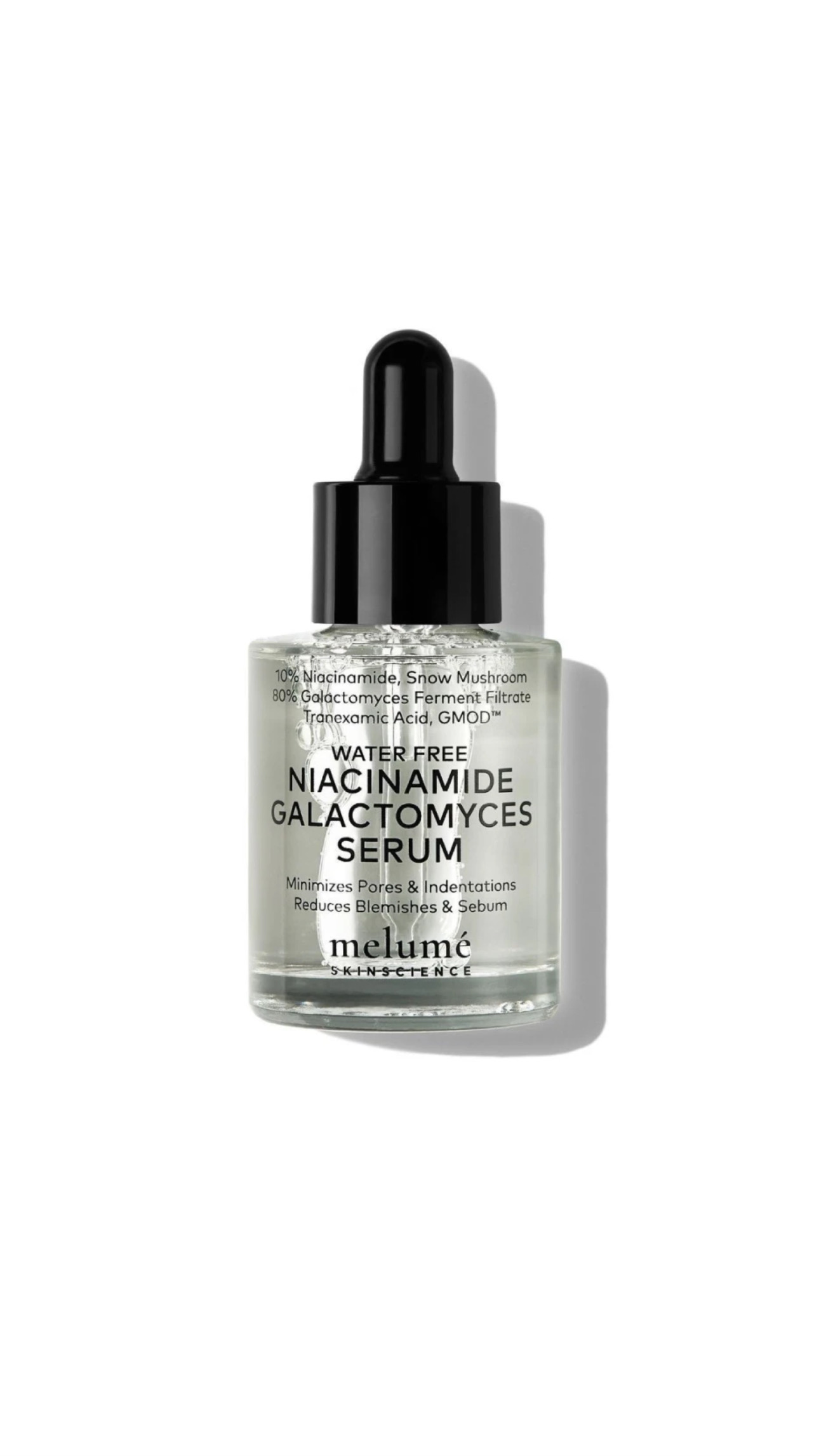 MELUMÉ SKINSCIENCE WATER FREE NIACINAMIDE GALACTOMYCES SERUM 30ml ميلومي سيروم للعناية بالبشرة معالج للمسام والبقع الداكنة