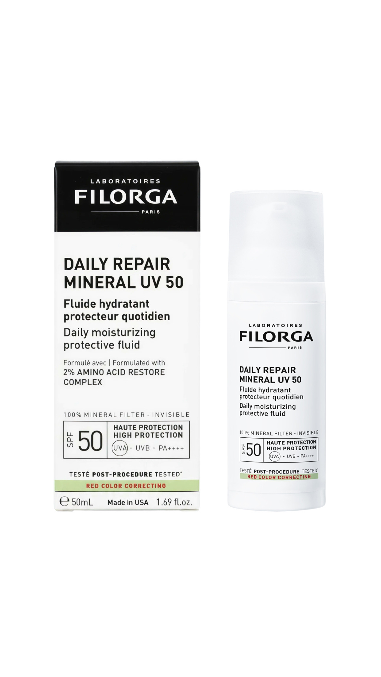 FILORGA DAILY REPAIR MINERAL UV 50 50ml فيلورگا واقي شمس يومي مرطب للبشرة ومصحح للإحمرار