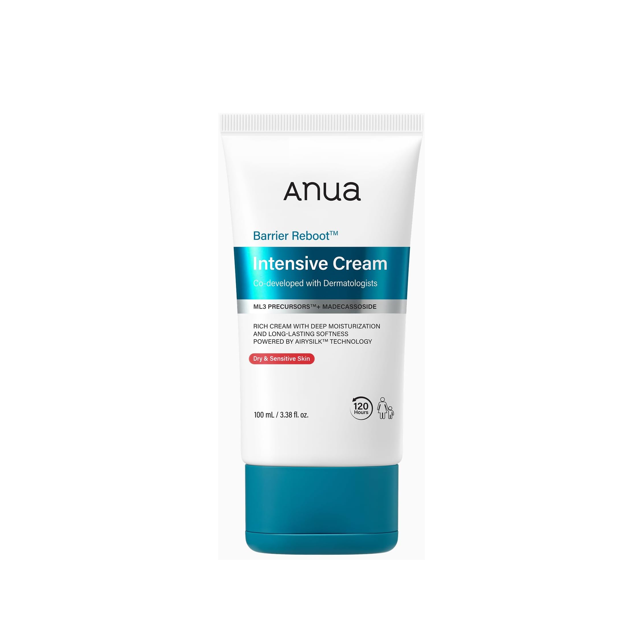 ANUA Barrier Reboot Intensive Cream Dry & Sensitive Skin 100ml انوا كريم يرطب بعمق ويدعم حاجز البشرة الواقي