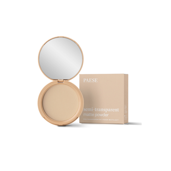 PAESE Semi-Transparent Matte Powder 9g  بيز بودرة وجه بتركيبة شبه شفافة ولمسة مطفية