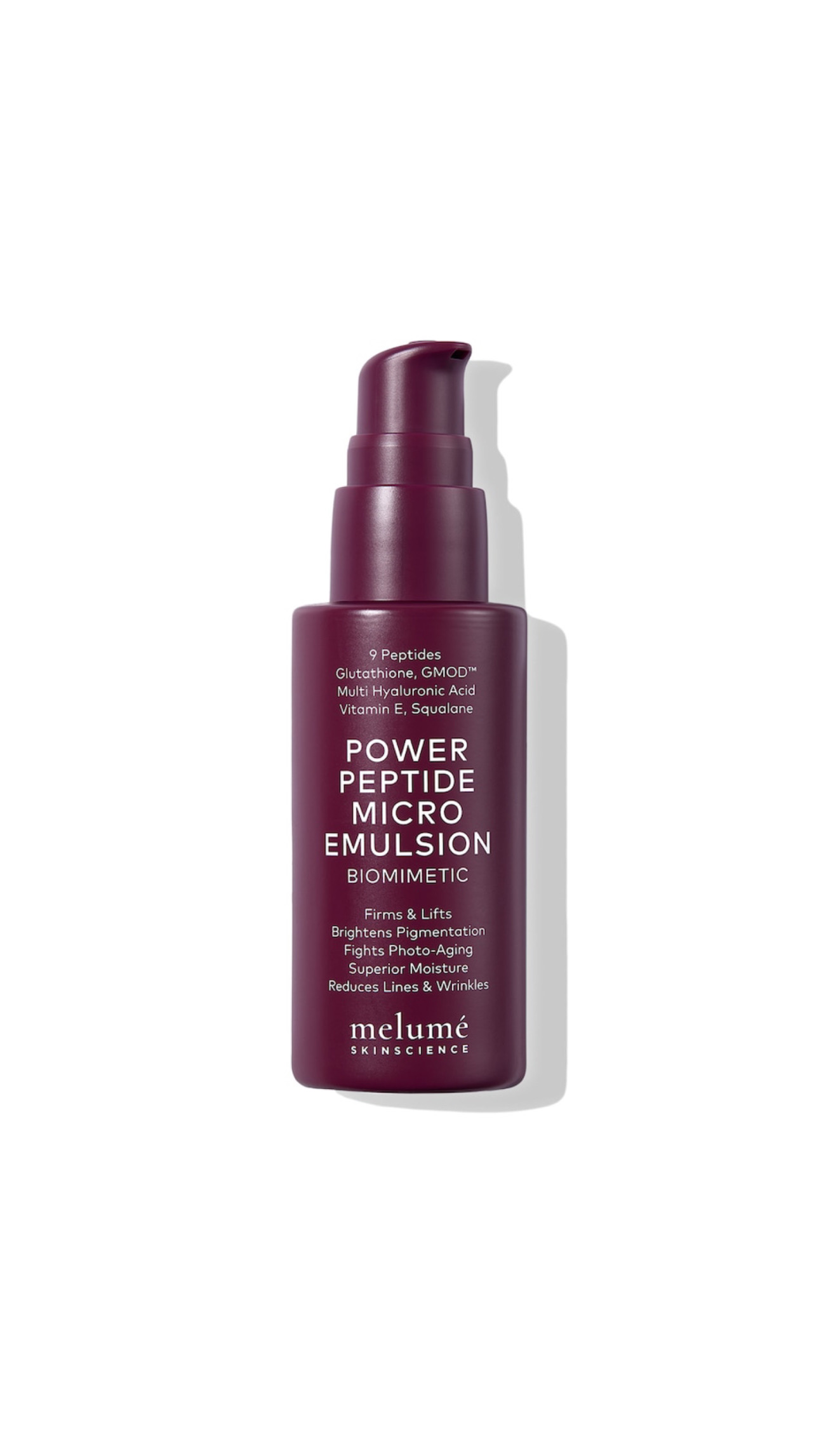 MELUMÉ SKINSCIENCE POWER PEPTIDE MICRO EMULSION 30ml ميلومي سيروم للعناية بالبشرة مرطب مضاد لعلامات تقدم العمر