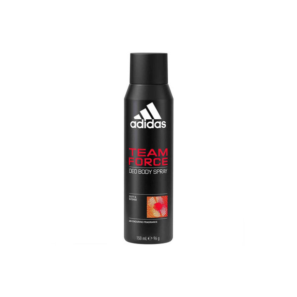 ADIDAS Team Force Deo Body Spray 150ml أديداس مزيل العرق يمنح رائحة منعشة تدوم 48 ساعة 