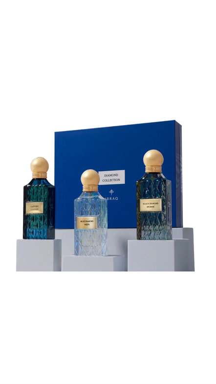 IBRAQ BY IBRAHIM AL QURASHI DIAMOND COLLECTION BLUE BOX V.2 إبراق باي إبراهيم القرشي بگج هدايا للجنسين
