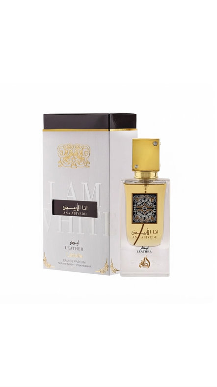 LATTAFA ANA ABIYEDH LEATHER EAU DE PARFUM 60ml لطافة انا الابيض عطر ليذر للجنسين