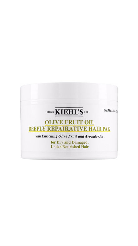 KIEHL'S OLIVE FRUIT OIL DEEPLY REPAIRATIVE HAIR PAK 240g كيلز قناع زيت الزيتون لإصلاح الشعر الجاف والتالف