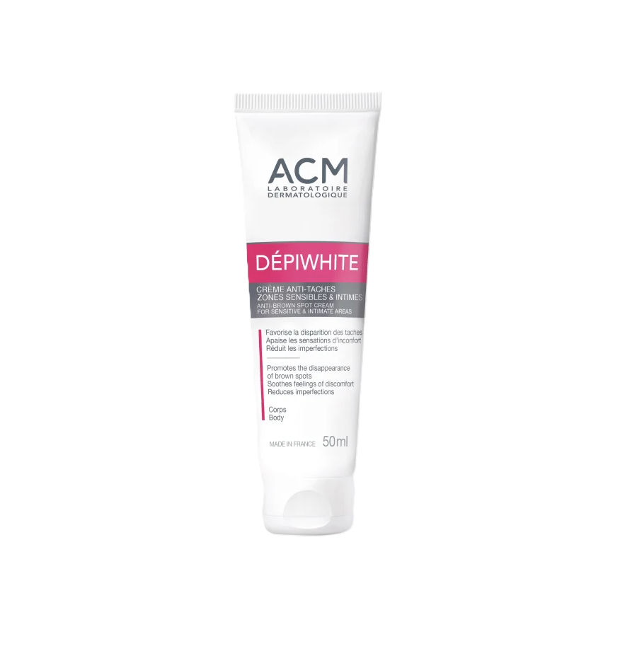ACM Dépiwhite Anti-Brown Spot Cream For Sensitive & Intimate Areas 50ml اي سي ام كريم يستهدف البقع الداكنة، يهدئ البشرة ويقلل العيوب للمناطق الحساسة