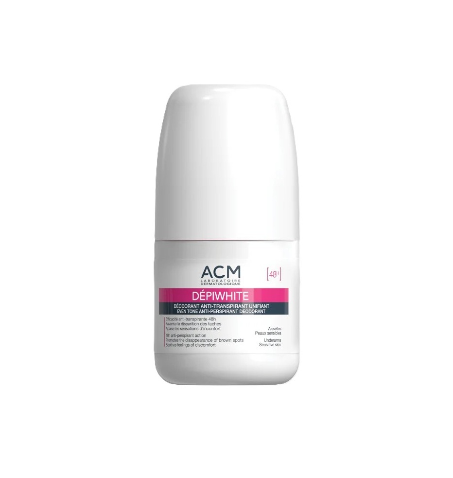 ACM Dépiwhite Deodorant Anti-Transpirant Unifiant 50ml اي سي ام مزيل عرق يوحّد لون البشرة ويمنح حماية تدوم 48 ساعة