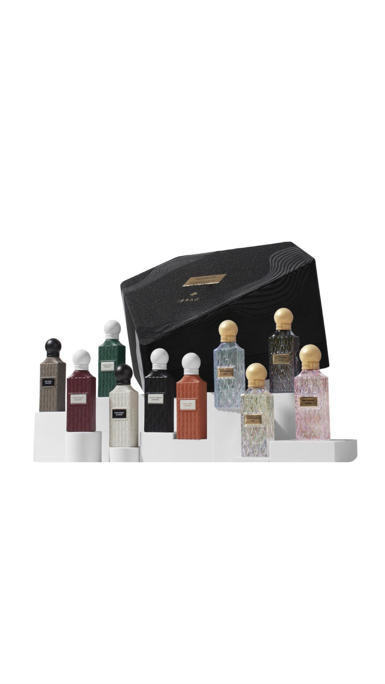 IBRAQ BY IBRAHIM AL QURASHI MINI DIAMOND 10x20ml إبراق باي إبراهيم القرشي بگج هدايا عطور دايموند للجنسين