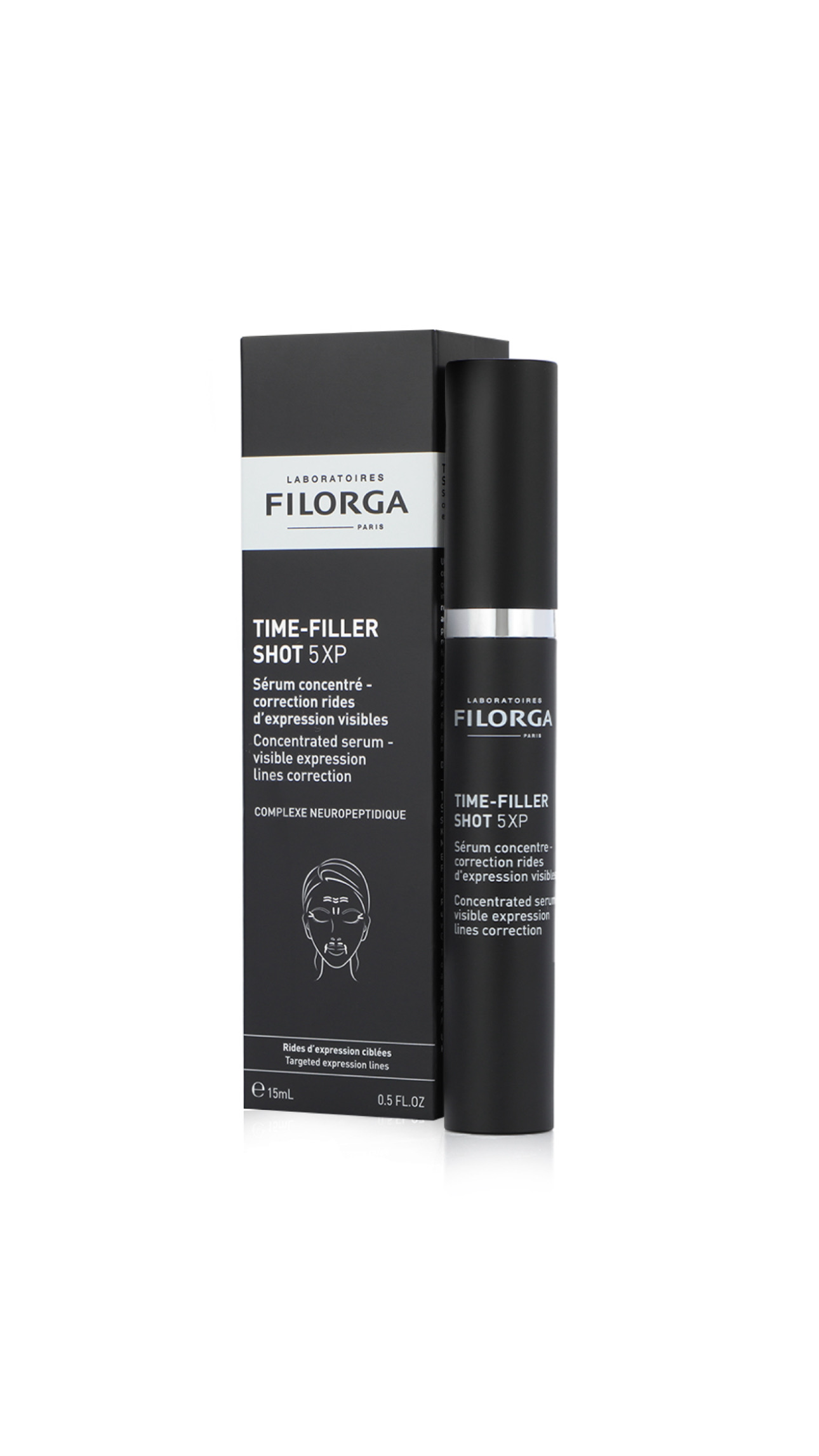 FILORGA TIME-FILLER SHOT 5XP CONCENTRATED SERUM 15ml فيلوريگا سيروم موضعي مكثف مضاد لتجاعيد الوجه