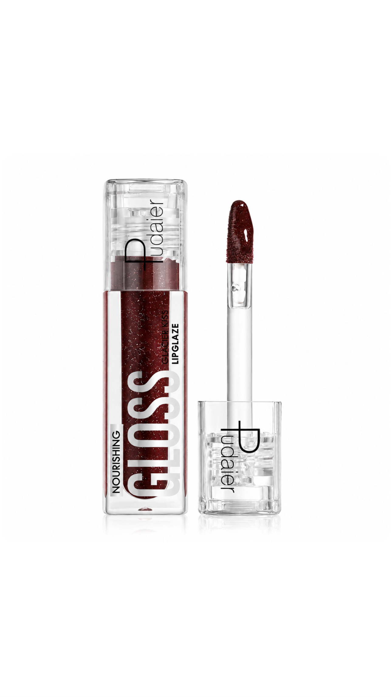 PUDAIER GLACIER KISS LIP GLAZE NOURISHING GLOSS - 11 Dark Verse پوداير گلوس ملمع للشفاه
