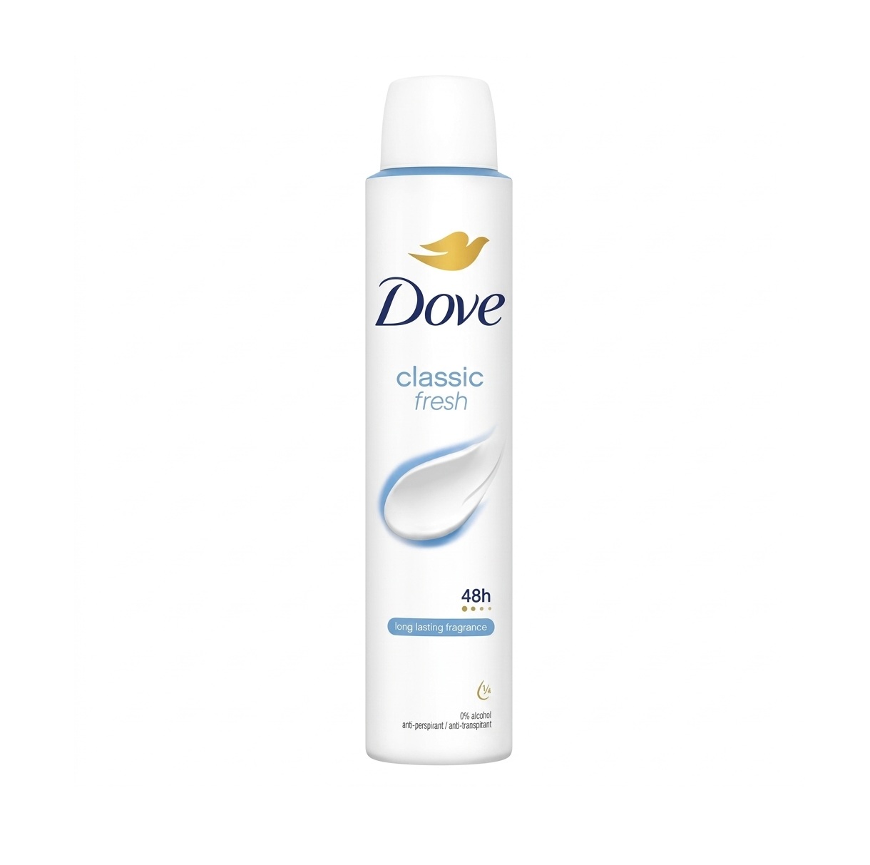 DOVE Classic Fresh 48h Long Lasting Fragrance Antiperspirant 250 دوف مزيل تعرق دوف يحمي 48 ساعة، ويرطب ويقلل التهيج