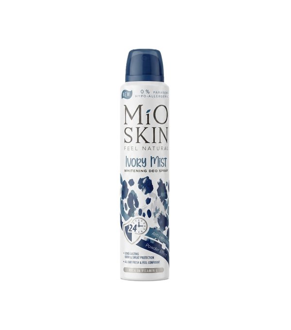 MIO SKIN FEEL NATURAL Ivory Mist  Deodorant Spray ماسو سكن مزيل تعرق
