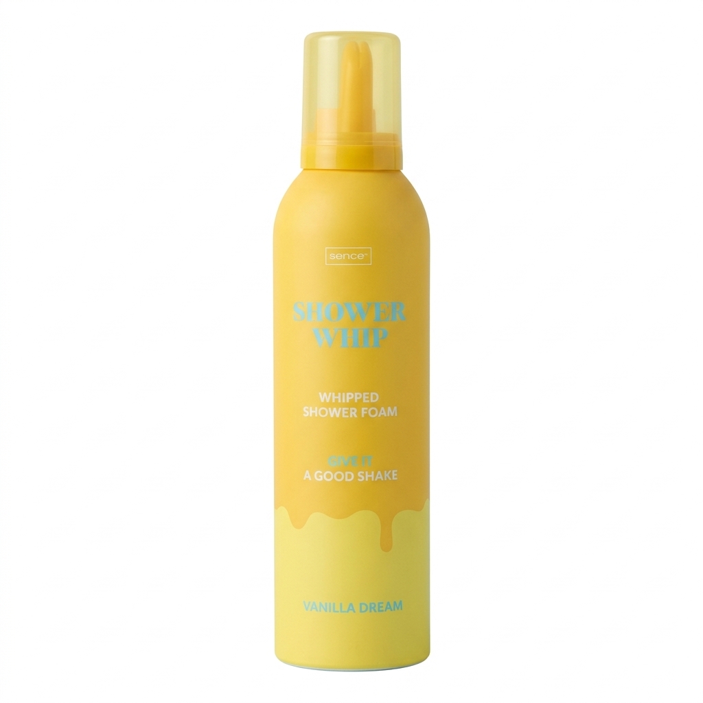 SENCE BEAUTY Shower Whip Whipped Shower Foam 240ml - Vanilla Dream سينس بيوتي رغوة استحمام مخفوقة بقوام فاخر