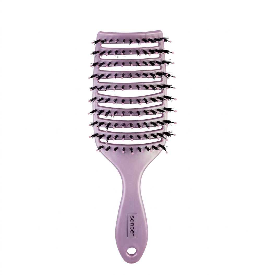 SENCE BEAUTY Divine Dreams Wet Hair brush - purple سينس بيوتي فرشاة للشعر المبلل مصممة لفك التشابك