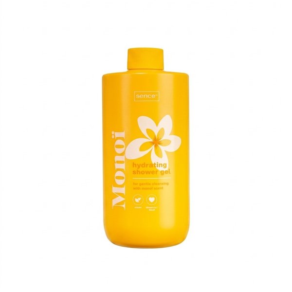 SENCE BEAUTY Hydrating Shower Gel  - Monoi جل استحمام بخلاصة المونوي ينظف البشرة بلطف ويمنحها نعومة
