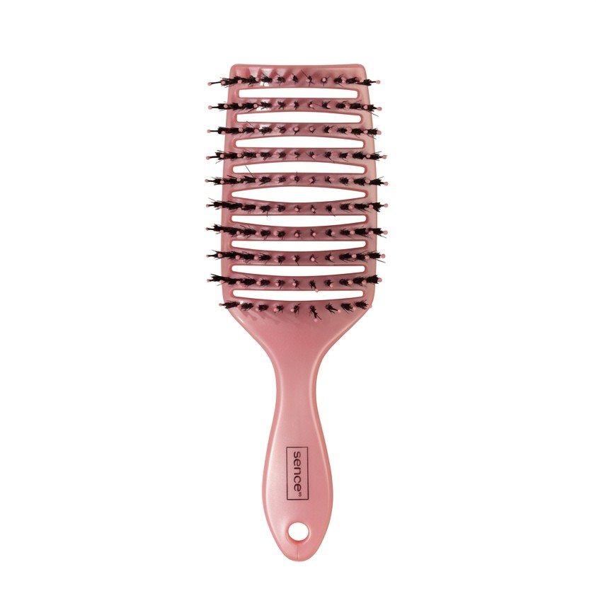 SENCE BEAUTY Divine Dreams Wet Hair brush - Pinkسينس بيوتي فرشاة للشعر المبلل مصممة لفك التشابك