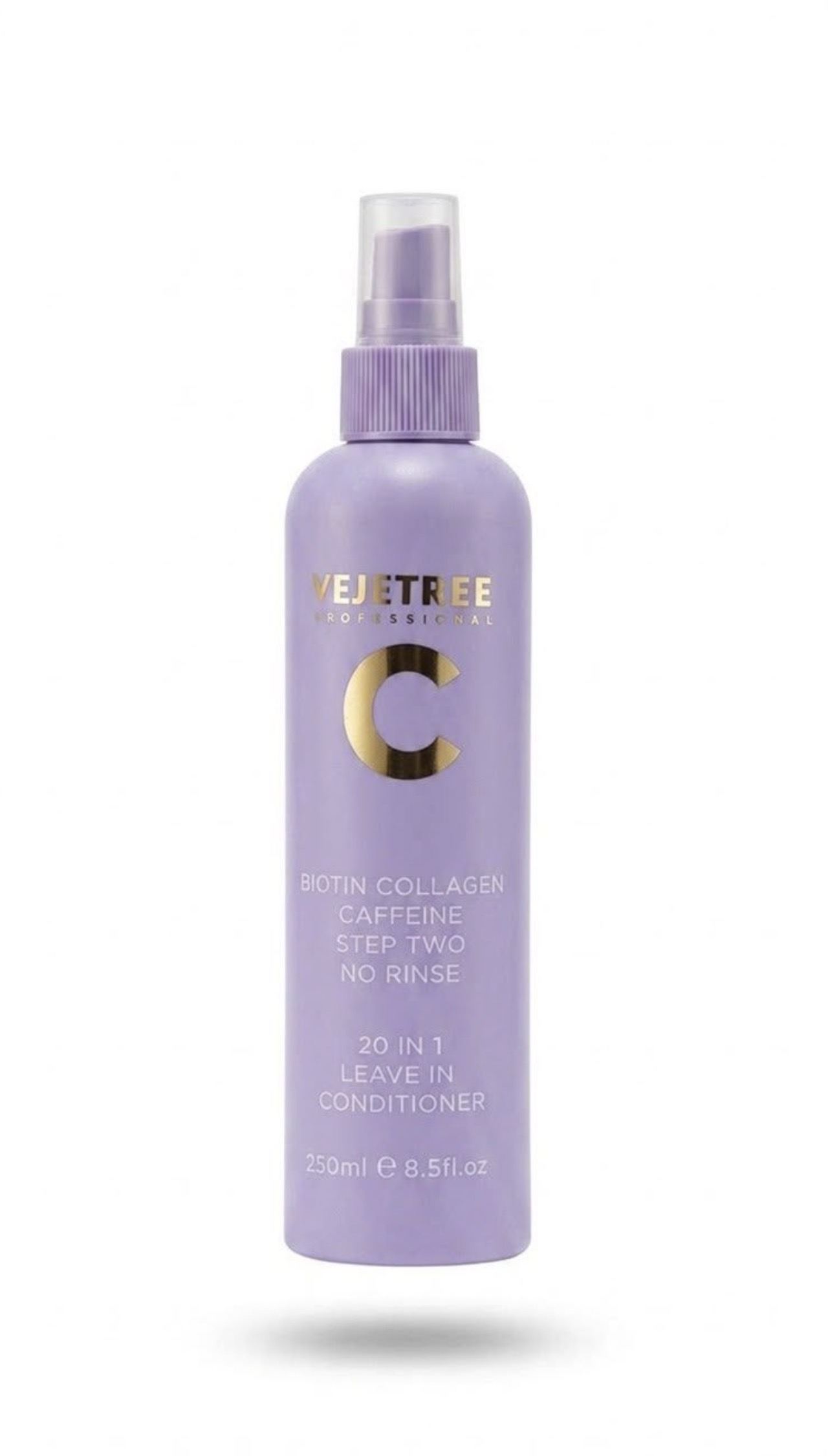 VEJETREE PROFESSIONAL C BIOTIN COLLAGEN CAFFEINE STEP TWO NO RINSE 20 IN 1 LEAVE IN CONDITIONER 250ml ڤيجيتري ليڤ إن للشعر