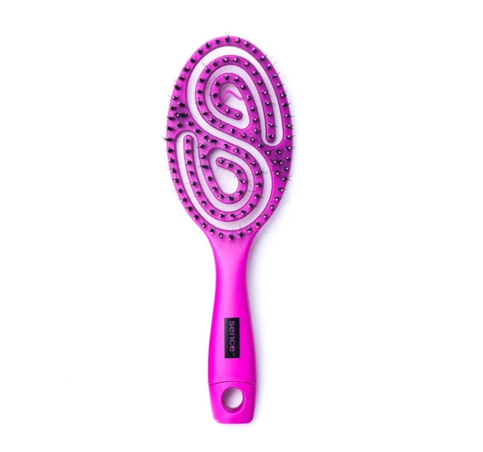 SENCE BEAUTY Tropical Heat Wet Hair brush - PURPLE سينس بيوتي فرشاة شعر مخصصة للمبلل، تفك التشابك بسهولة