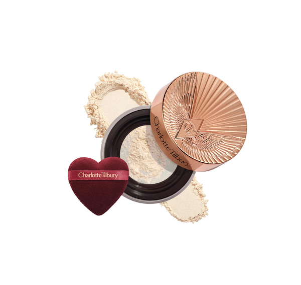 CHARLOTTE'S TILLBURY AIRBRUSH FLAWLESS BLUR LOOSE POWDER 10g - TRANSLUCENT FAIR/MEDIUM  تشارلوت بودرة سائبة لتثبيت المكياج