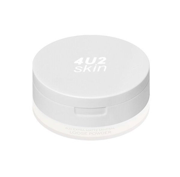 4U2 Skin Extra Matte Mineral Loose Powder 10g فو يو تو بودرة معدنية سائبة ناعمة تمنح البشرة مظهرًا مطفيًا