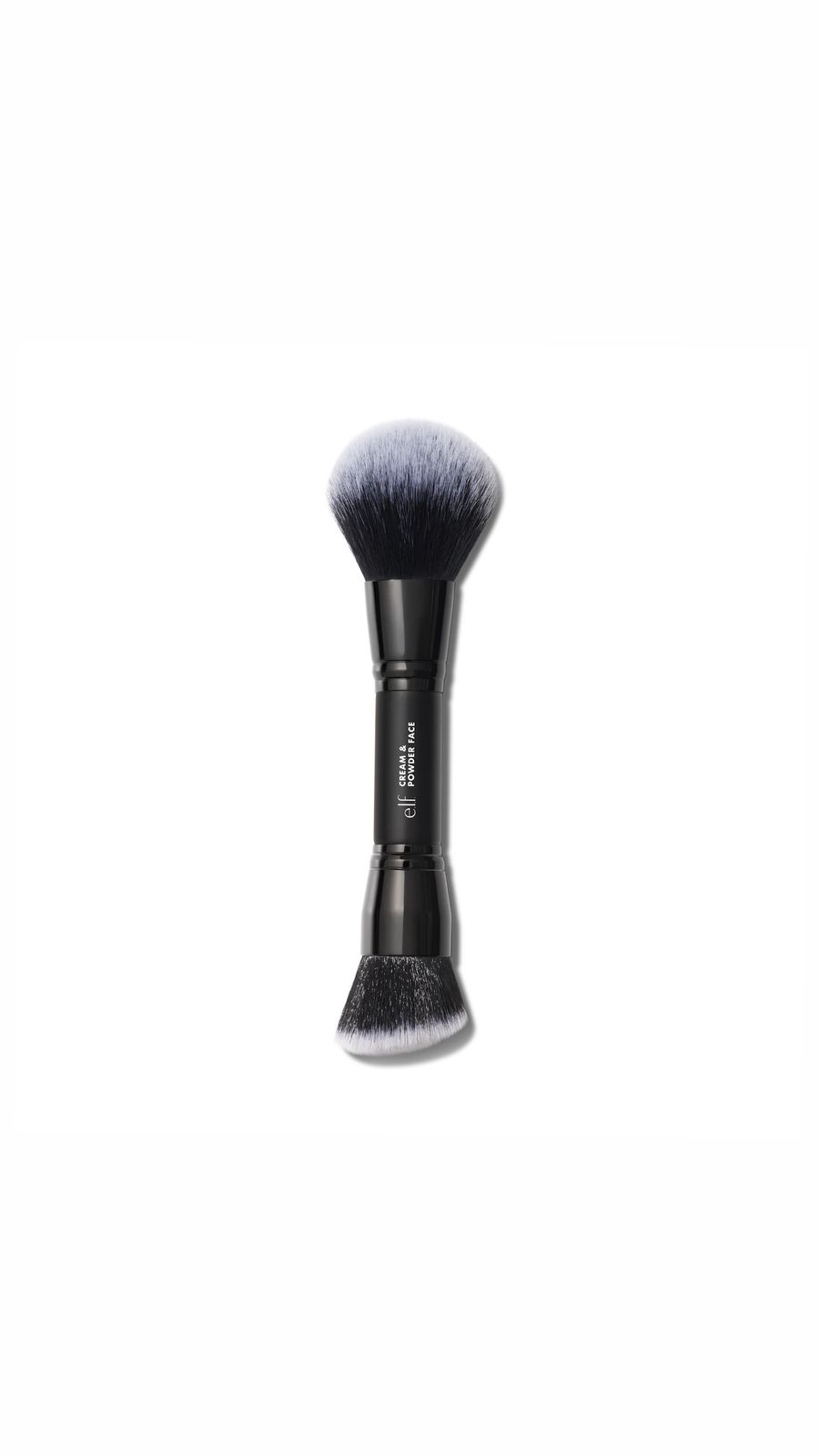 E.L.F Cream & Powder Face Brush ايلف فرشاة مكياج مزدوجة لدمج المستحضرات الكريمية والبودرة