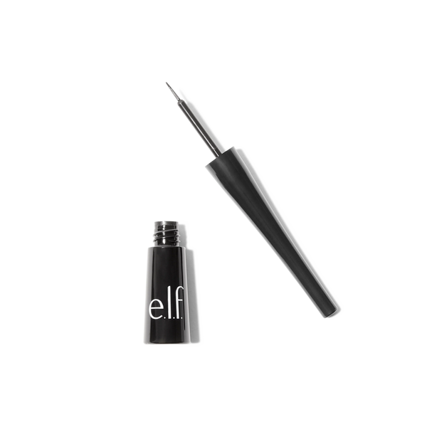 E.L.F Expert Liquid Liner - Jet Black  ايلف ايلاينر سائل بفرشاة دقيقة