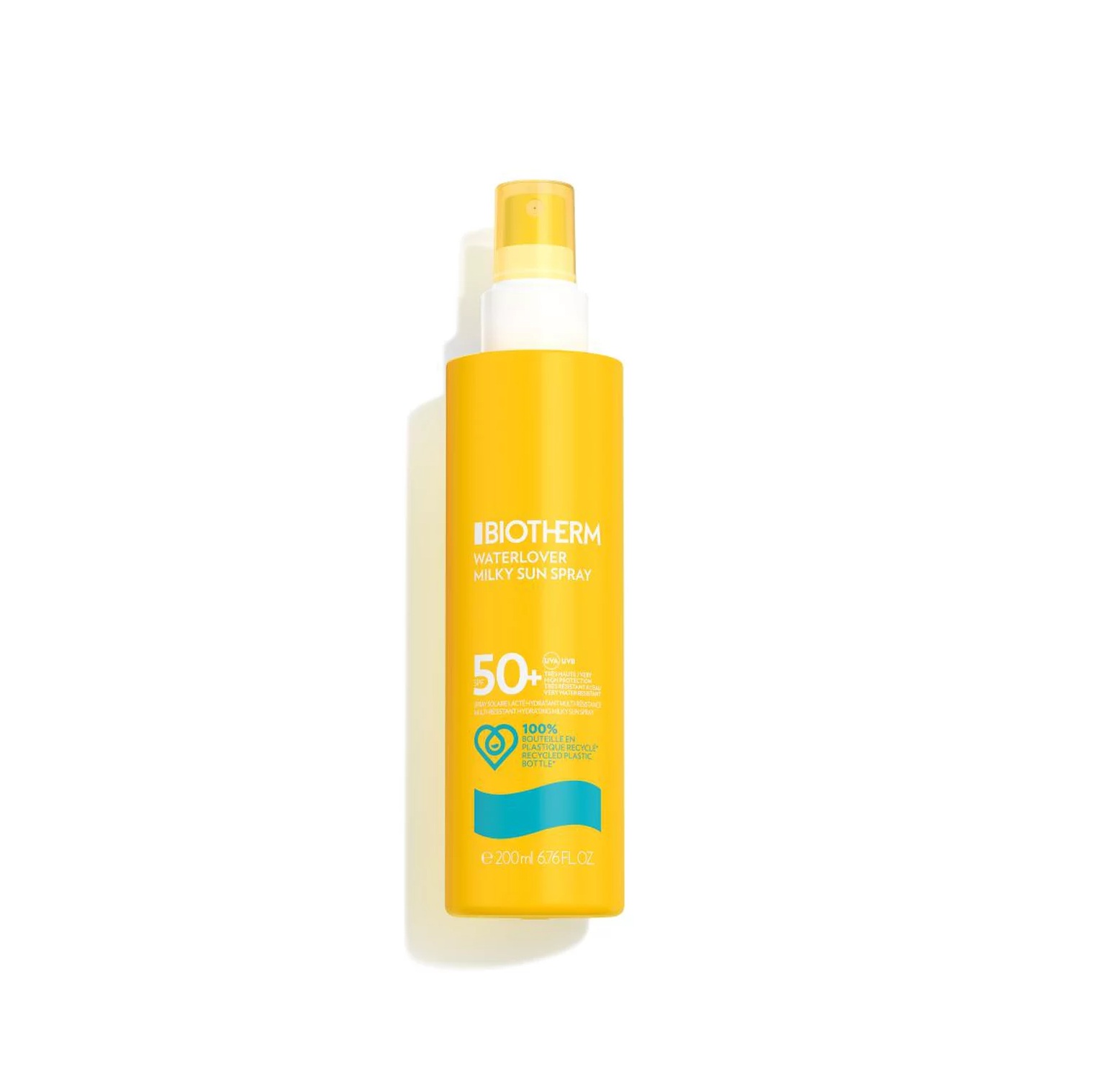 BIOTHERM Waterlover Milky Sun Spray SPF 50 200ml بايوثيرم بخاخ واقي من اشعة الشمس معزز لترطيب وراحة البشرة