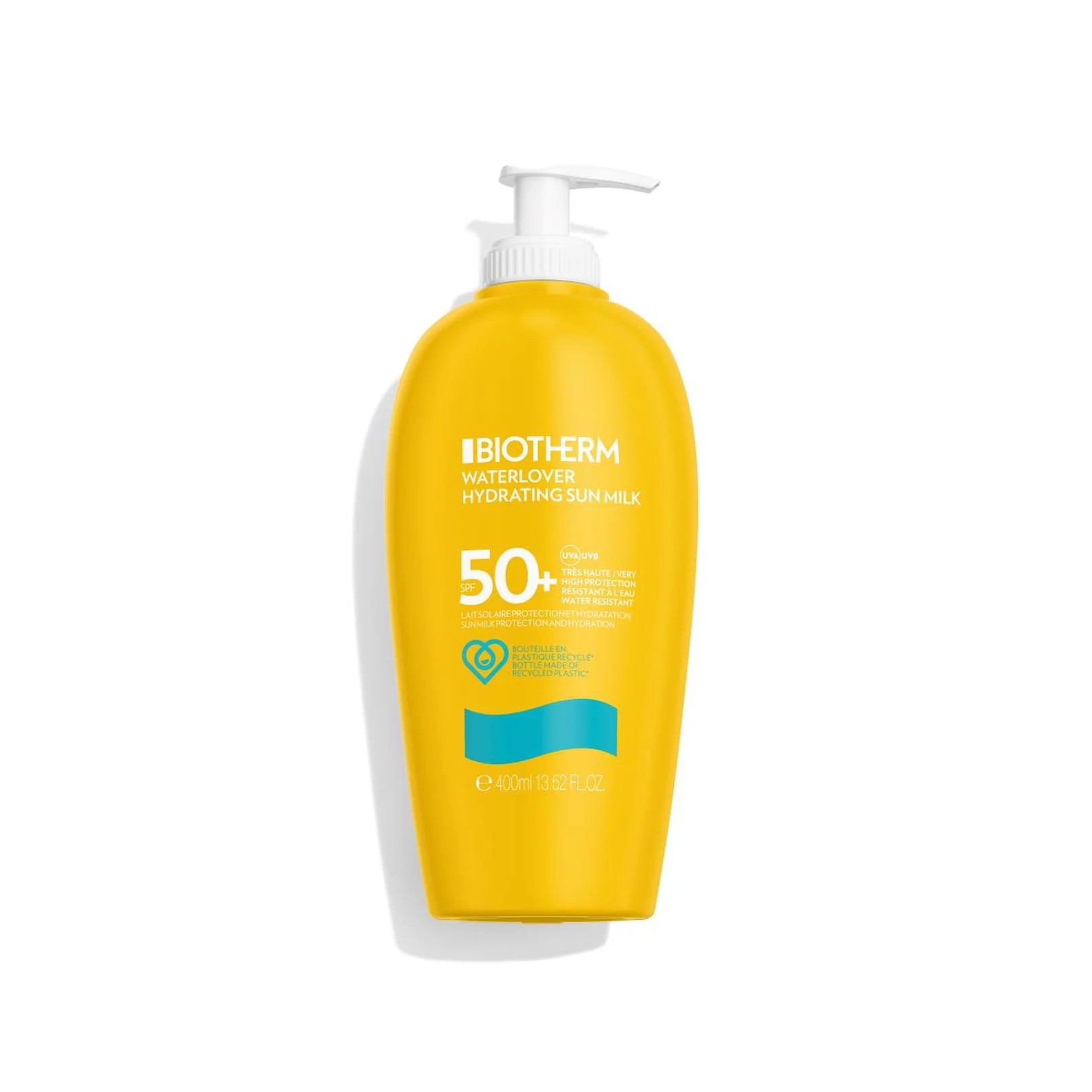 BIOTHERM Waterlover Hydrating Sun Milk SPF 50 400ml بايوثيرم واقي من اشعة الشمس حليبي مرطب للبشرة