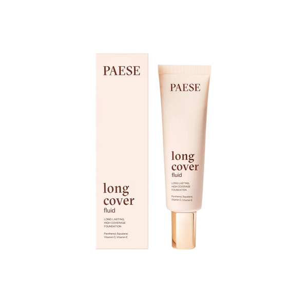 PAESE Long Cover Fluid tube foundation 30ml  بيز كريم اساس سائل بتغطية عالية