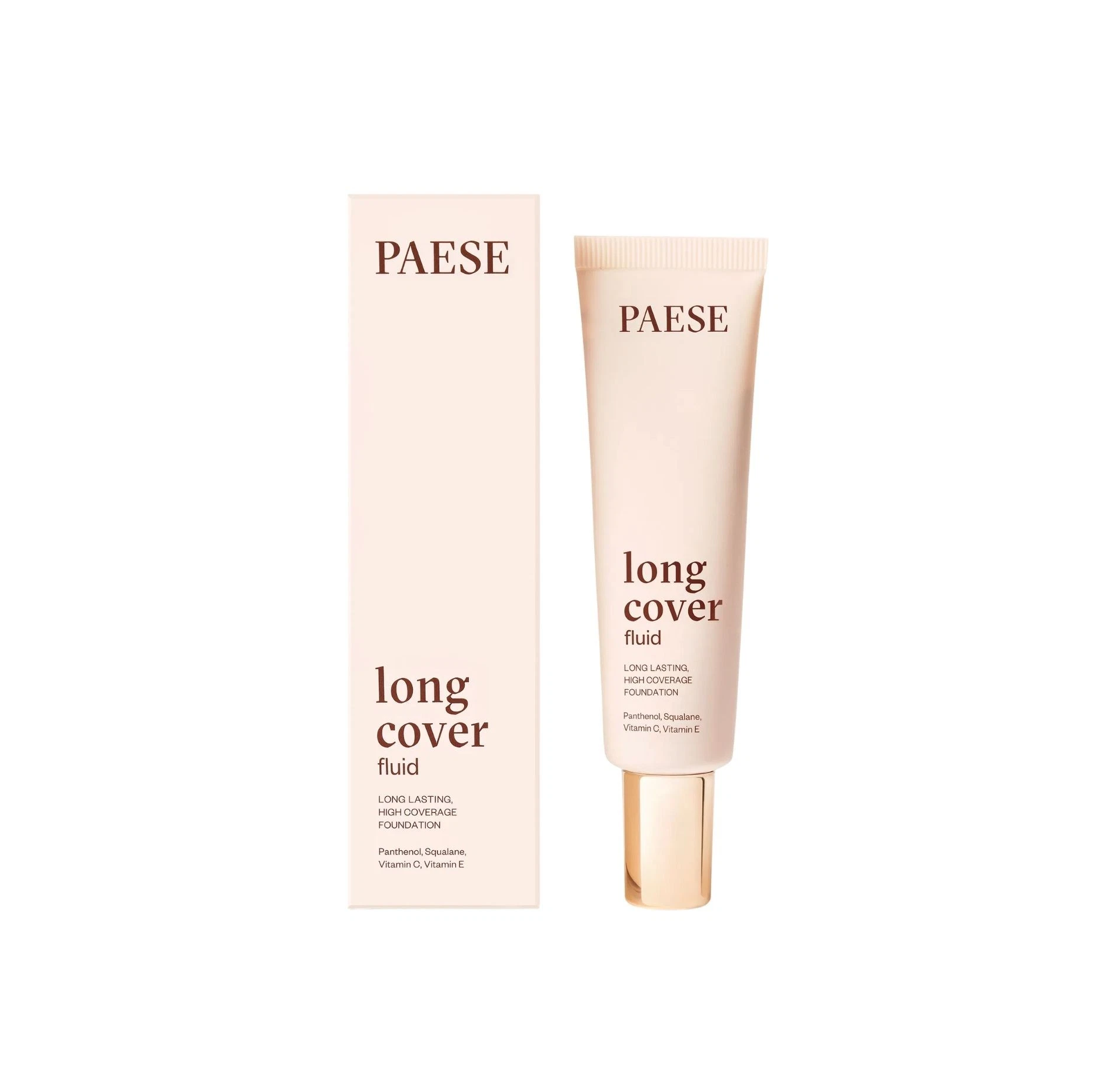 PAESE Long Cover Fluid tube foundation 30ml  بيز كريم اساس سائل بتغطية عالية