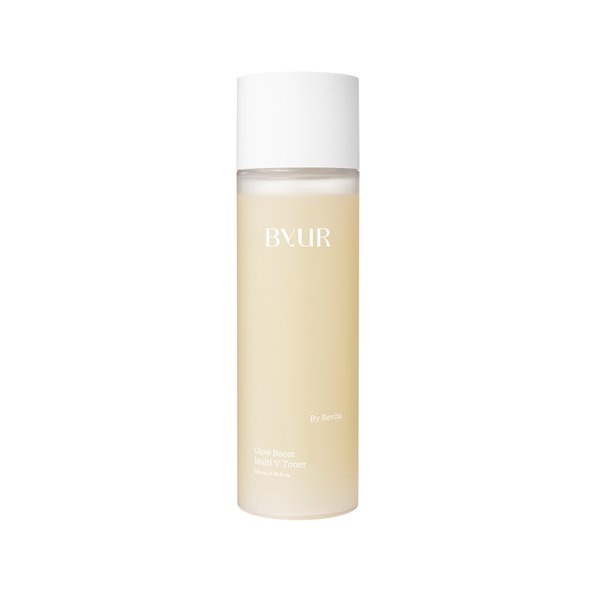 BYUR Glow Boost Multi V Toner 145ml بايور تونر متعدد الفيتامينات يرطب البشرة ويوازن الزيوت ويمنحها حيوية