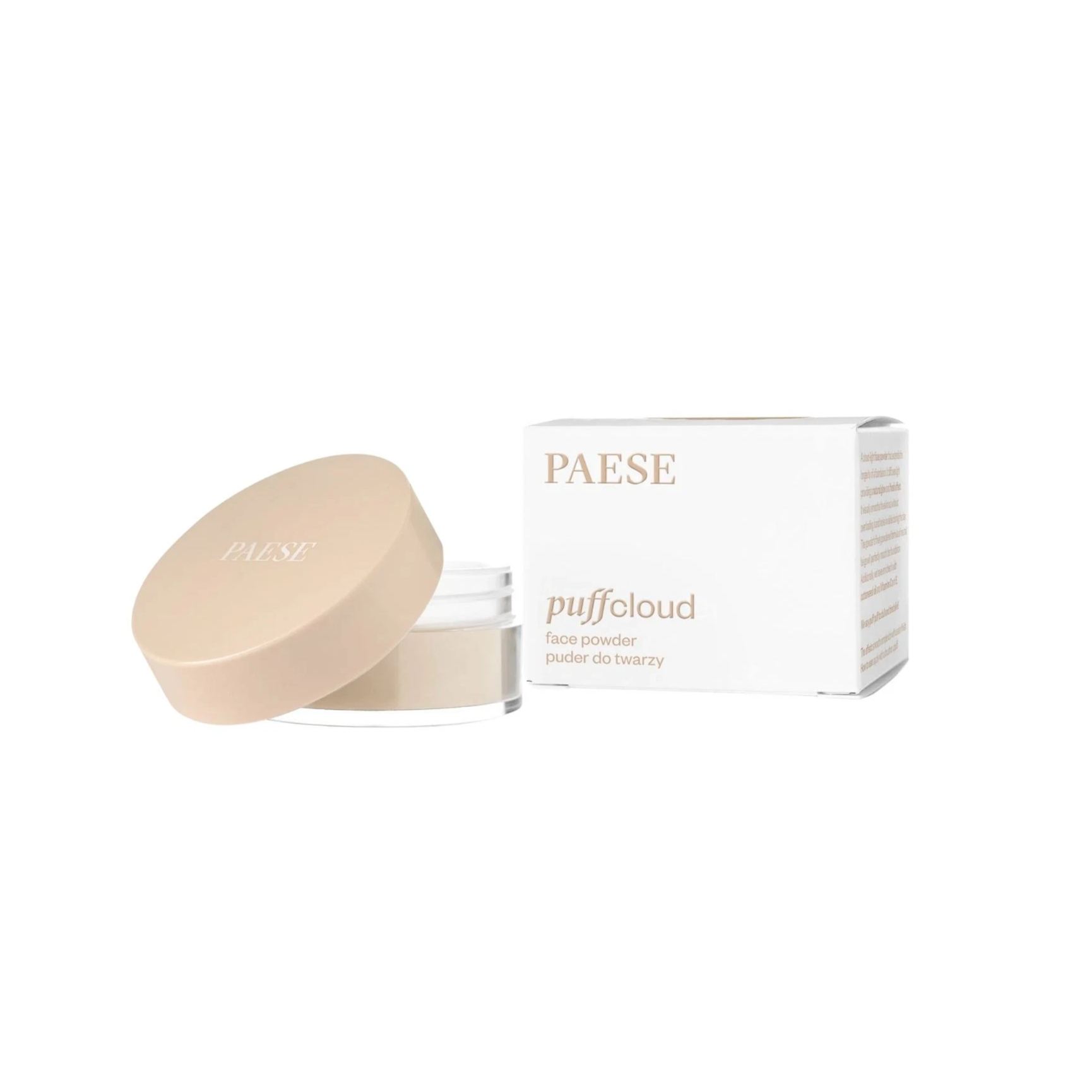 PAESE Puff Cloud Face powder 7g  بيز بودرة سائبة لتثبيت المكياج