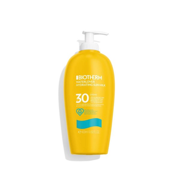 BIOTHERM Waterlover Hydrating Sun Milk SPF 30 400ml  بايوثيرم واقي من اشعة الشمس حليبي مرطب للبشرة