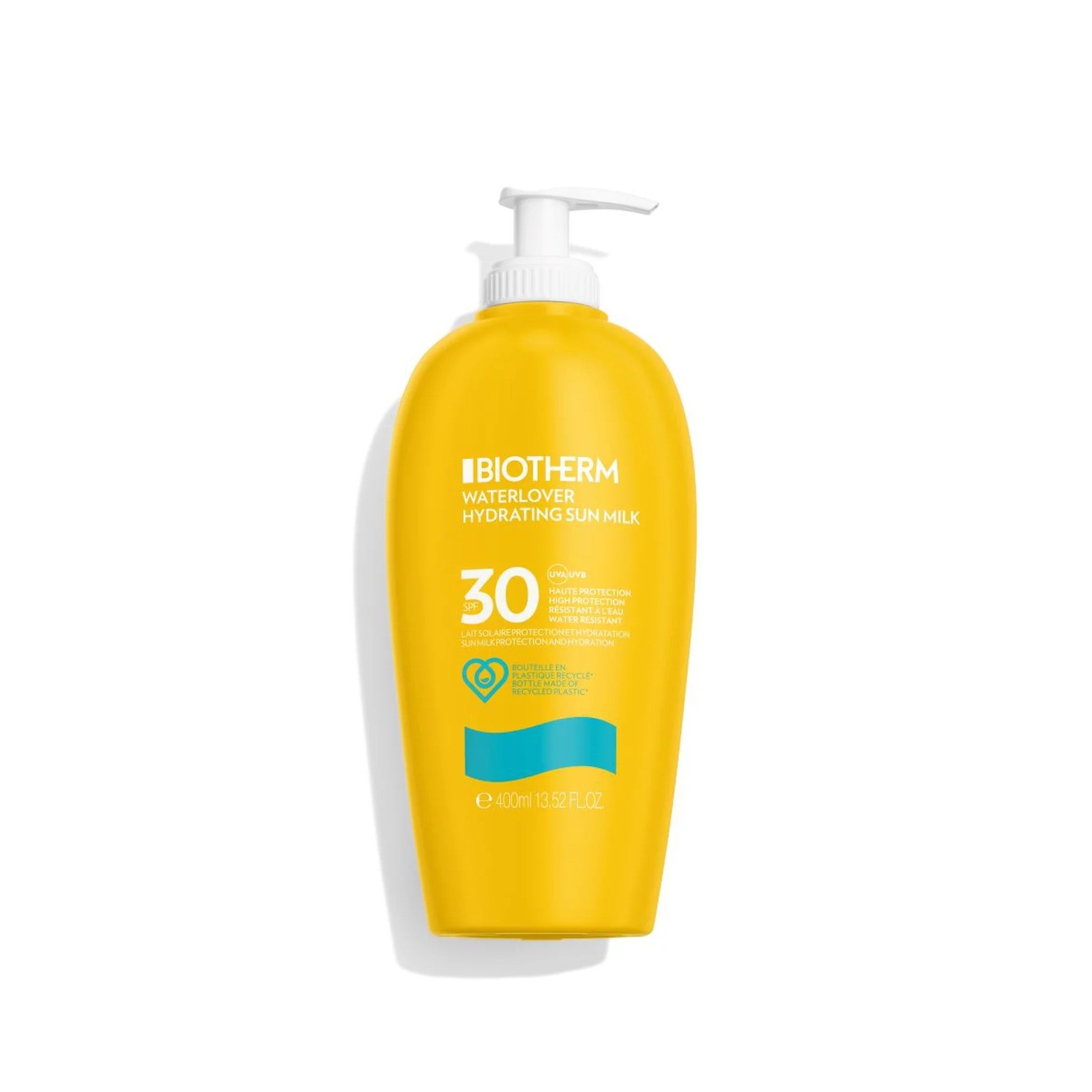 BIOTHERM Waterlover Hydrating Sun Milk SPF 30 400ml بايوثيرم واقي من اشعة الشمس حليبي مرطب للبشرة