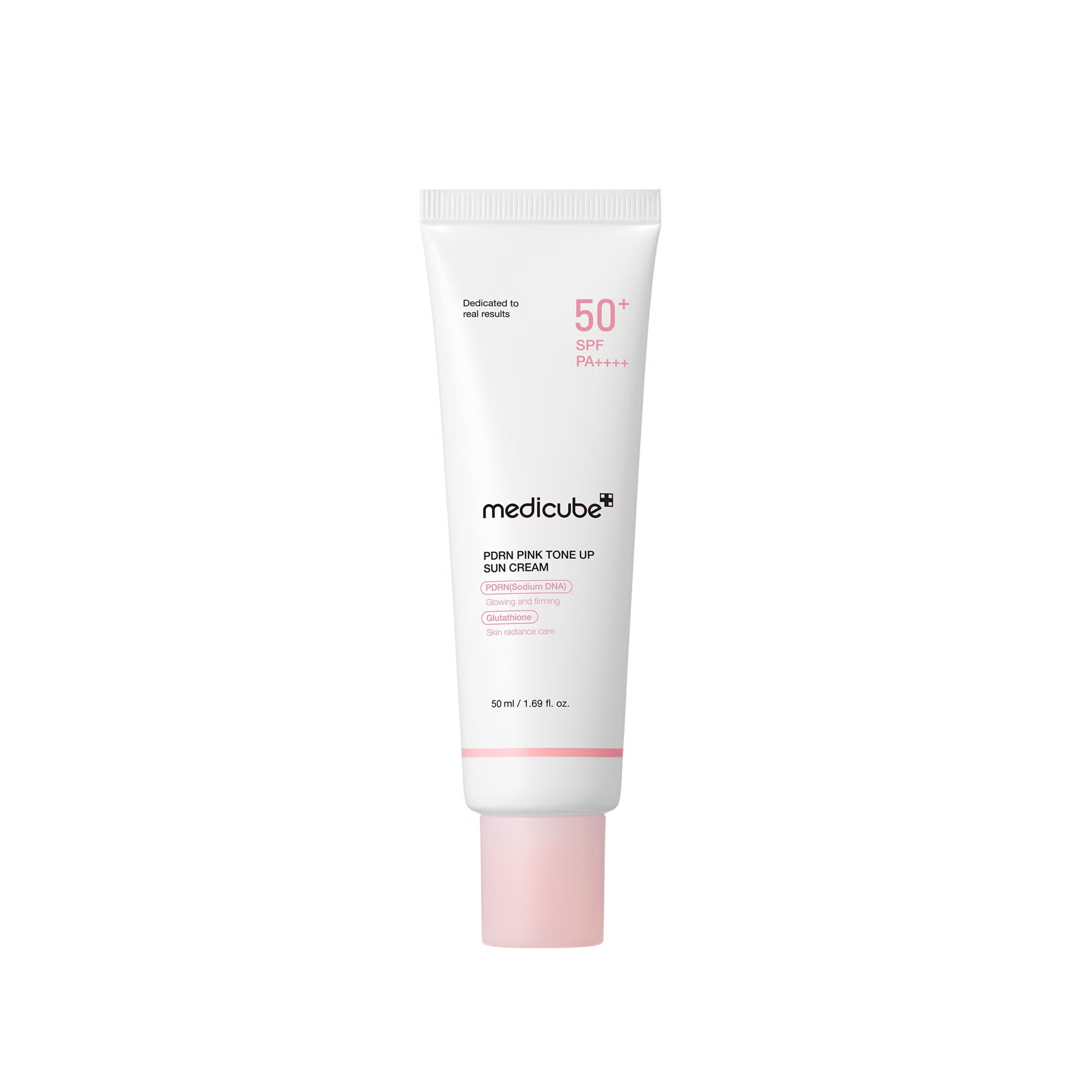 MEDICUBE PDRN Pink Tone Up Sun Cream 50ml ميديكيوب واقي من اشعة الشمس ملون ومرطب للبشرة