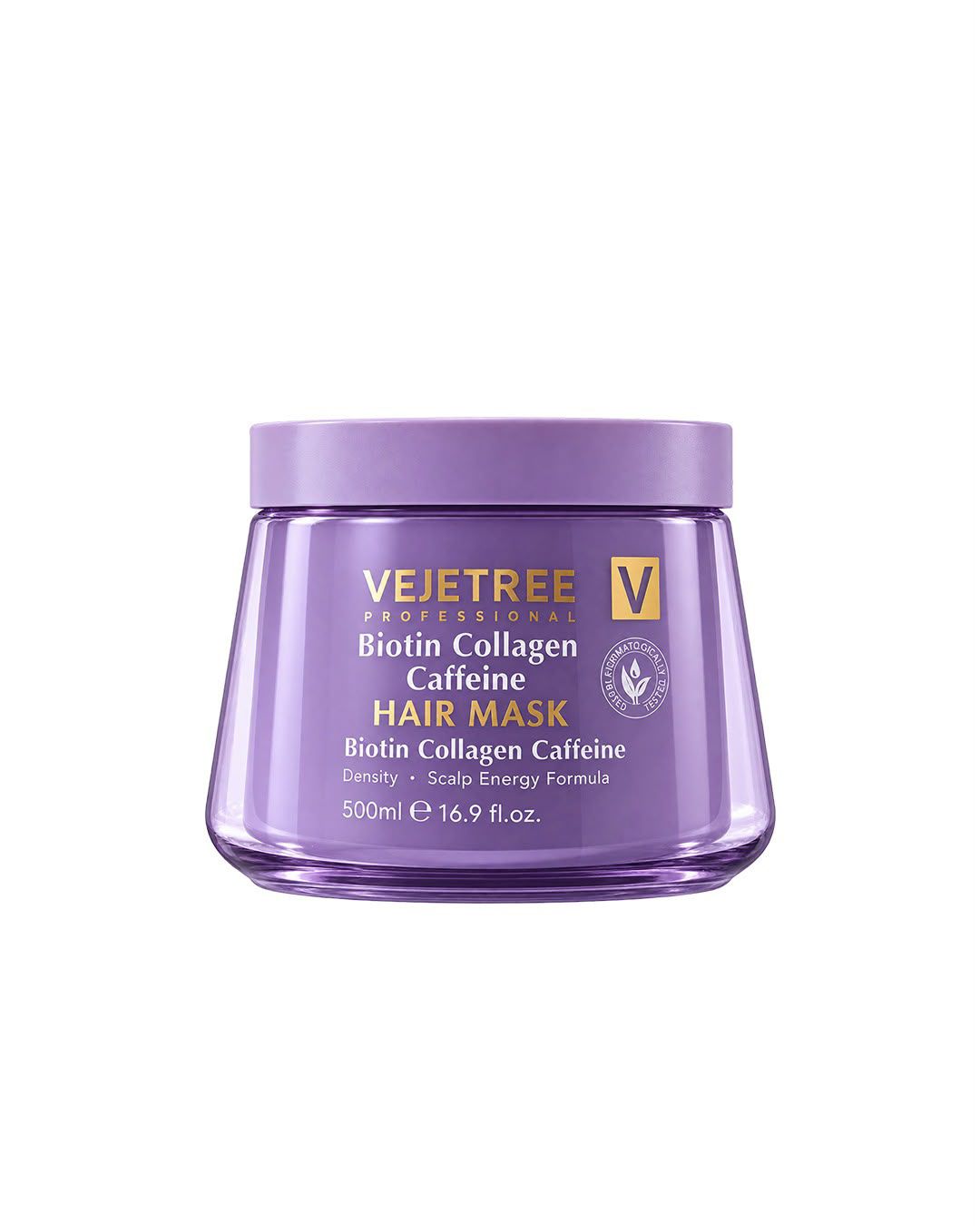 VEJETREE PROFESSIONAL BIOTIN COLLAGEN CAFFEINE HAIR MASK 500ml ڤيجيتري ماسك للعناية بالشعر وفروة الرأس