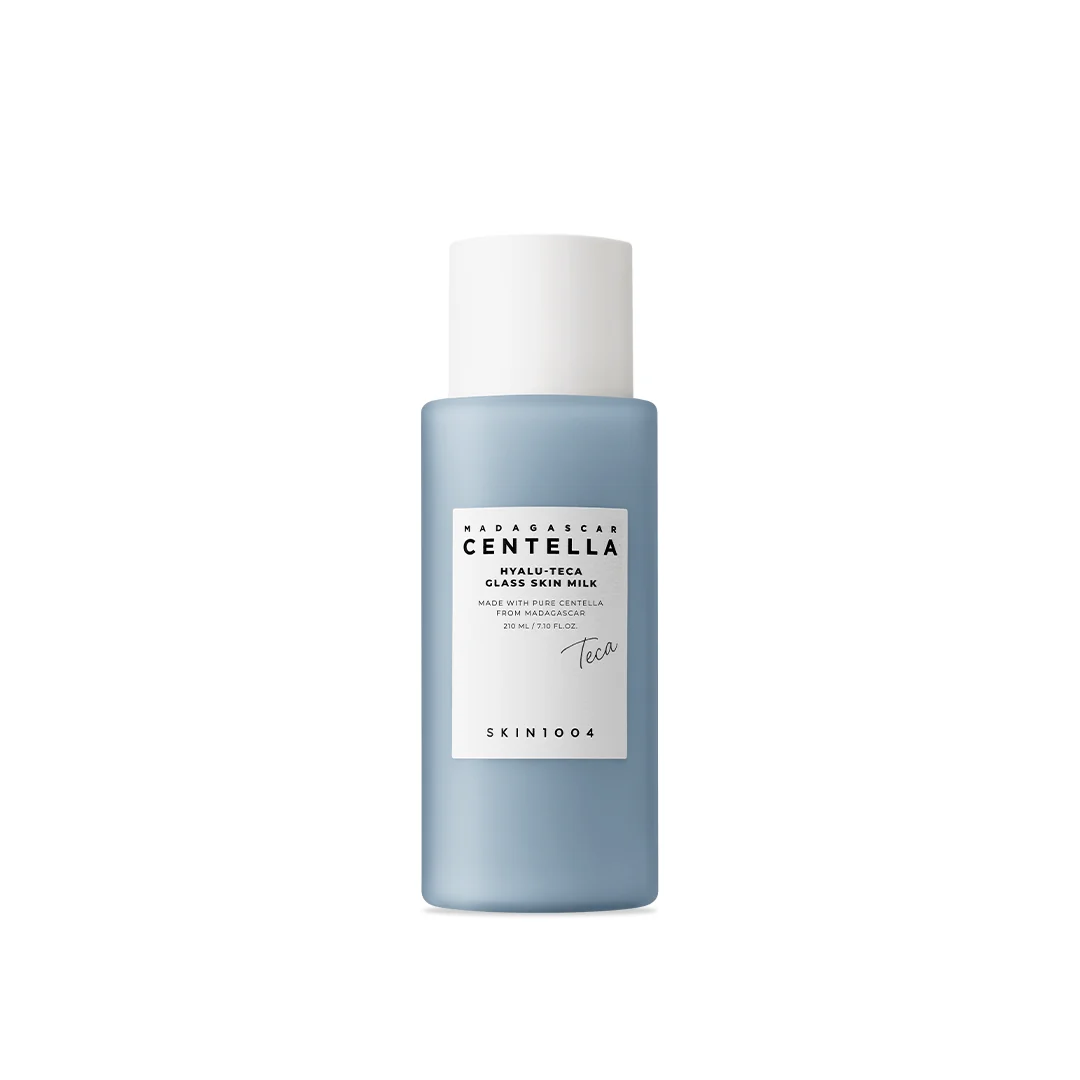 SKIN1004 Madagascar Centella Hyalu-Teca Glass Skin Milk Essence 210ml سنتيلا مدغشقر اسنس حليبي يرطب البشرة ويمنحها اشراقة